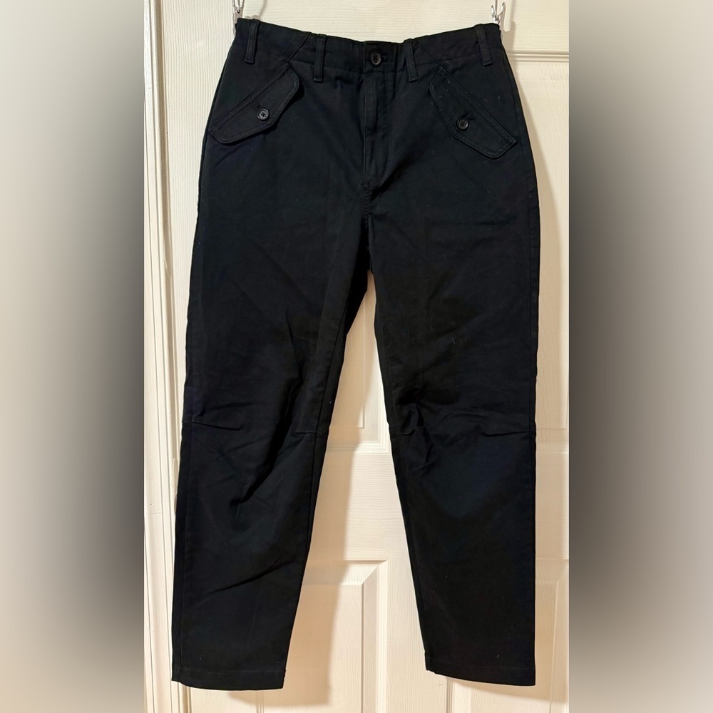 Banana Republic Black Authentic Chino Pants in Black